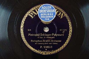 Metropol-Schlager-Potpourri : II. Teil / (V. Holländer)