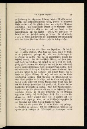 11-14, 5. Die religiösen Gegensätze
