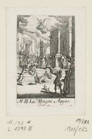 M. B. Iac. Minoris Appos., Blatt 7 der Folge "Martiryum Appostolorum"