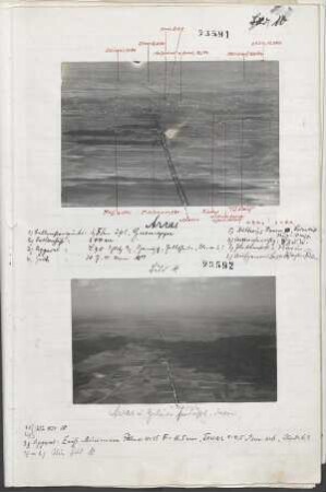 Ballonaufnahmen aus dem Artois: Arras von Guémappe aus
