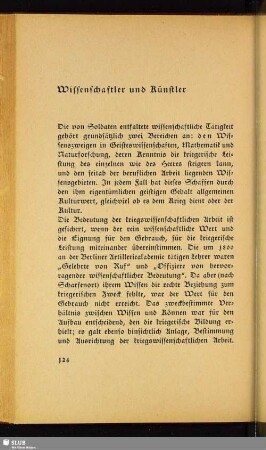 Wissenschaftler und Künstler