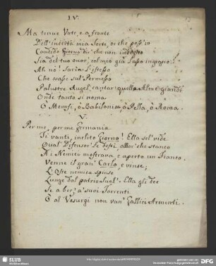 [Faszikel 6: Fragment eines Gedichts]