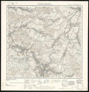 Meßtischblatt 71 : Neusalza- Spremberg, 1935 : Neusalza- Spremberg. - Umdr.-Ausg., aufgen. 1900, hrsg. 1904, bericht. 1930/31. - 1:25000. - Leipzig, 1935. - 1 Kt.