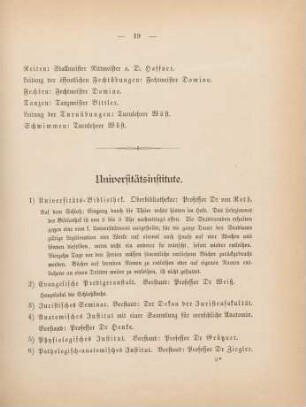 19, Leibesübungen