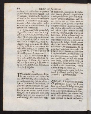 92-109, Hanc autem potestatem esse penes Abbates...