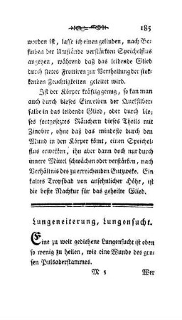 Lungeneiterung, Lungensucht.