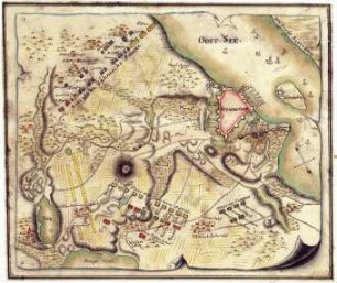 WHK 10 Nordischer Krieg von 1700-1719: Belagerung von Stralsund durch die alliierten Dänen, Polen, Sachsen und Russen, September 1711