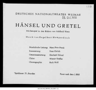 Hänsel und Gretel