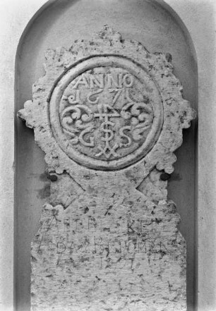 Grabstein des Adam Bergmann