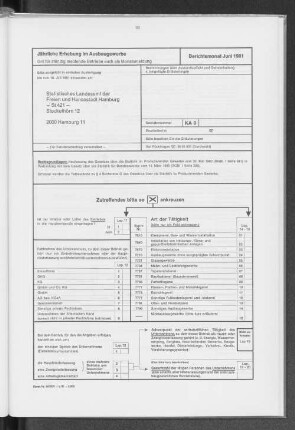 Jährliche Erhebung im Ausbaugewerbe