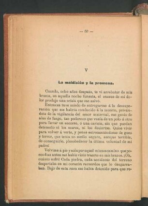 V La maldición y la promesa.