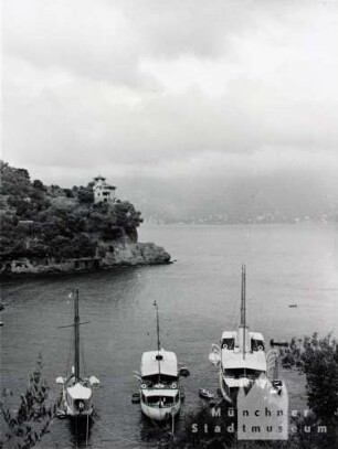Portofino. Blick auf Bucht