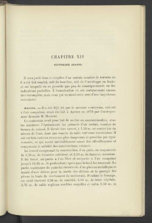 Chapitre XIV Ouvrages Divers