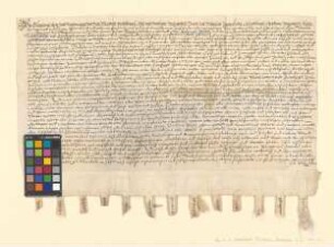 Altmärkische und prignitzsche Städte verschreiben sich Georg Gans' zu Putlitz Witwe über 450 Taler.