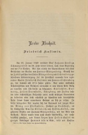 Die letzten Grafen von Hanau-Lichtenberg