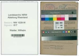 Entnazifizierung Wilhelm Waider , geb. 01.02.1908 (Verwaltungsbeamter)