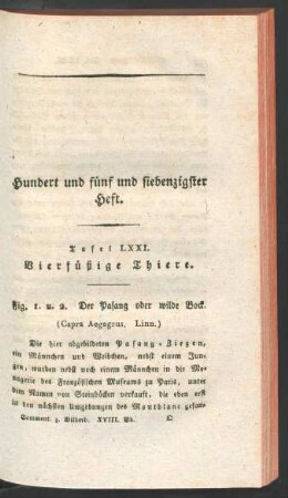 Hundert und fünf und siebenzigster Heft.