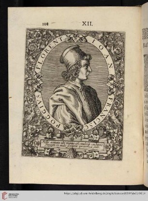 XII. Ioan. Francisc. Poggius