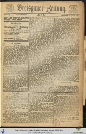 Nr. 1-27 (Januar 1902)