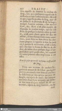 Remede pour entretenir la bonne constitution du sang