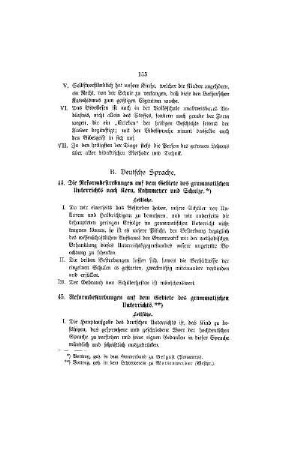 Reformbestrebungen auf dem Gebiete des grammatischen Unterrichts