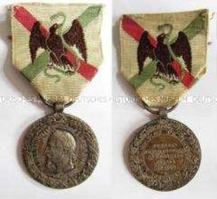 Erinnerungsmedaille an die Mexikoexpedition Napoleons III., Frankreich, 2. Kaiserreich