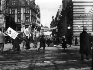 Leipzig, Petersstraße zur Messe, 1920