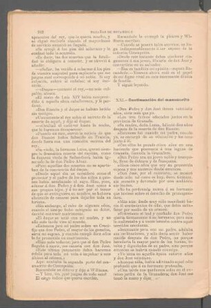 XXI. - Continuación del manuscrito