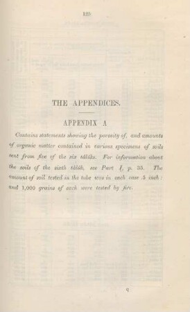 The appendices