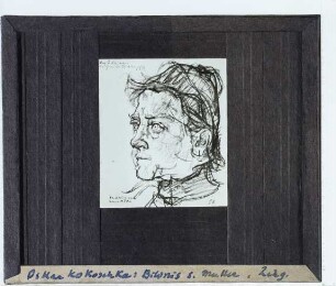 Kokoschka, Romana Kokoschka (Zeichnung Kopf)