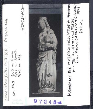 Horburg: Madonna, Naumburger Meister, um 1240
