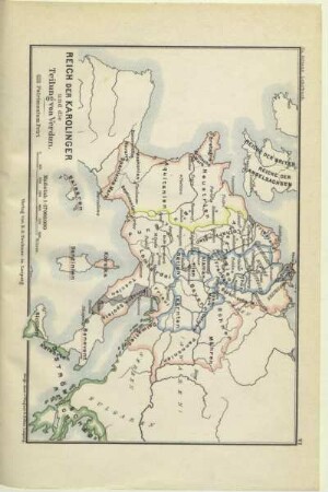 Reich der Karolinger und die Teilung von Verdun