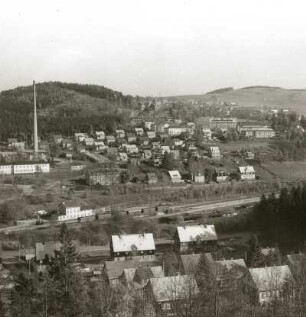 Breitenbrunn. Blick vom Osthang des Kammersteins über den Ort nach Osten