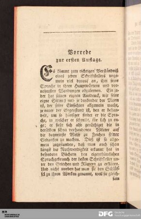 Vorrede zur ersten Auflage.
