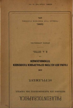 Ornithologie Nordost-Afrika's, der Nilquellen und Küsten-Gebiete des Rothen Meeres und des nördlichen Somal-Landes, 2