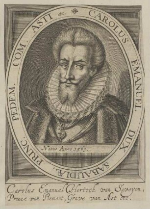 Bildnis des Carolus Emanuel I., Herzog von Savoyen