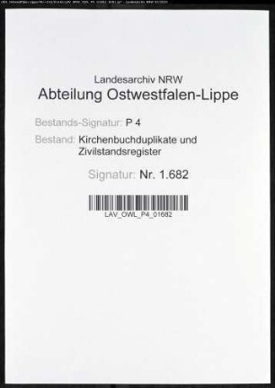 Kirchenbuchduplikat der katholischen Gemeinde Esbeck (GHT 1844-1846). (Gemeinde: Esbeck, katholische Gemeinde)