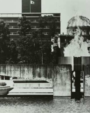Hiroshima. Gedenkstätte 'Feuer des Friedens' im Friedenspark