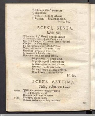 Scena Settima. / Siebender Aufftritt.