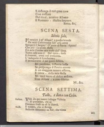 Scena Settima. / Siebender Aufftritt.