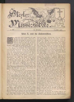 3. Heft. 41. Jahrgang. Dezember 1913
