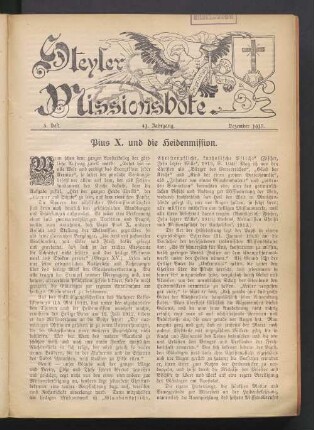 3. Heft. 41. Jahrgang. Dezember 1913