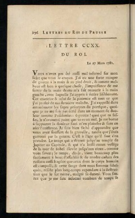 296-308, Lettre CCXX.-CCXXIV.