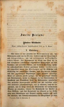 Geschichte der Philosophie vom allgemeinen wissenschaftlichen und geschichtlichen Standpunkt, 2. Enthaltend der zweiten Periode zweite Abtheilung oder fünften Abschnitt: Vom sechzehnten Jahrhundert bis I. Kant