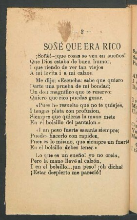 Soñé que era rico
