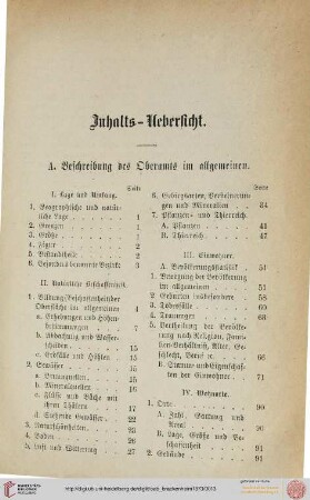 Inhalts-Uebersicht
