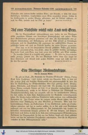 Eine Überlinger Weihnachtskrippe.