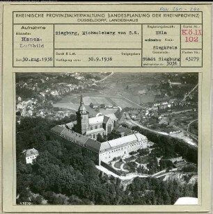 Siegburg, Michaelsberg, Kloster