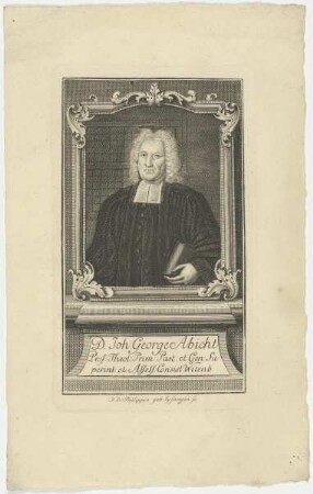 Bildnis des Joh. George Abicht