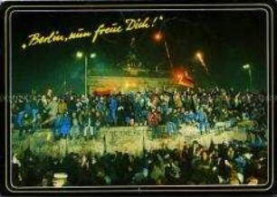 Silvesterfeier 1989/1990 am Brandenburger Tor